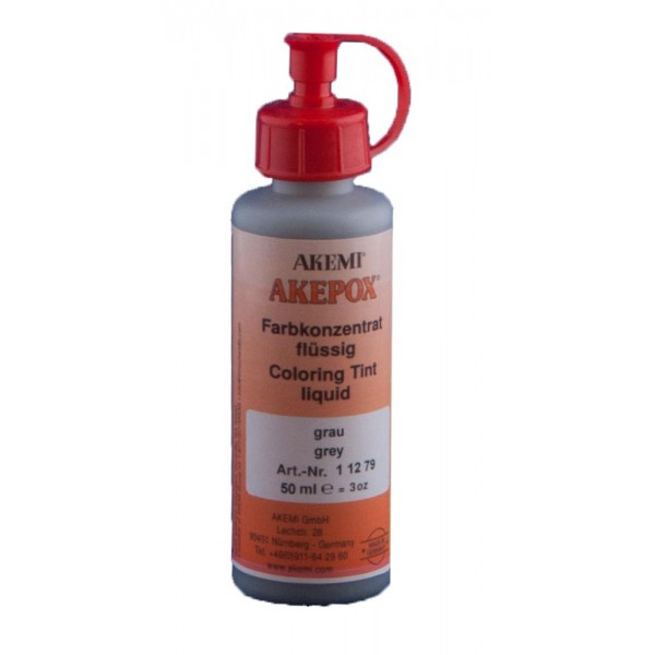 AKEMI - COLORANT LIQUIDE POUR AKEPOX - BRUN-MARRON - FLACON 50 ML